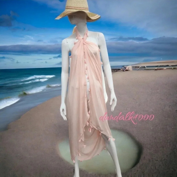 Quagga Greenleaf Sarong Coverup Scarf Eco Friendly w/Free Bracelet Sunkissed OS - Picture 3 of 10